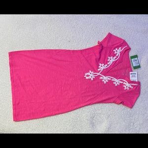 Hot pink Lily Pulitzer t-shirt dress